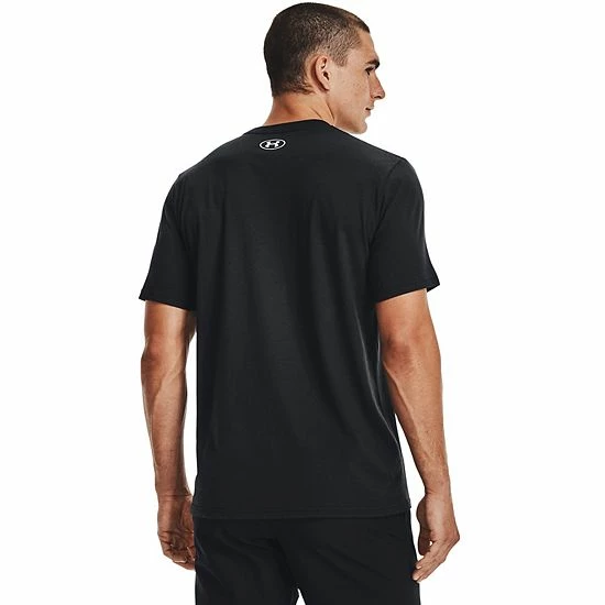 Men's Under Armour Freedom Big Logo Tee Steel 2 Men's Under Armour Freedom Big Logo Tee Steel - Image 2