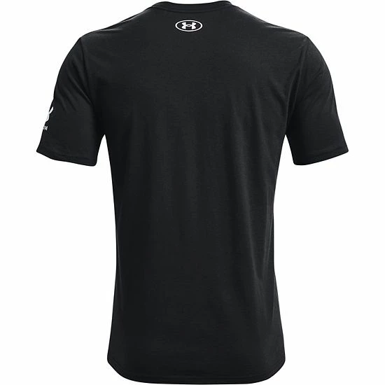 Men's Under Armour Freedom Big Logo Tee Steel 6 Men's Under Armour Freedom Big Logo Tee Steel - Image 6