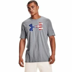 Men's Under Armour Freedom Big Logo Tee Steel 16 Men's Under Armour Freedom Big Logo Tee Steel -Under Armour SHOP unnamed file 4203