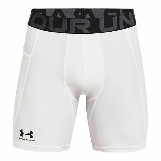 Men's Under Armour HeatGear® Compression Shorts Carbon Heather 4 Men's Under Armour HeatGear® Compression Shorts Carbon Heather - Image 4