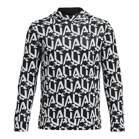 Boys 8-20 Under Armour Branded Fleece Hoodie Phosphor Green White 1 Boys 8-20 Under Armour Branded Fleece Hoodie Phosphor Green White