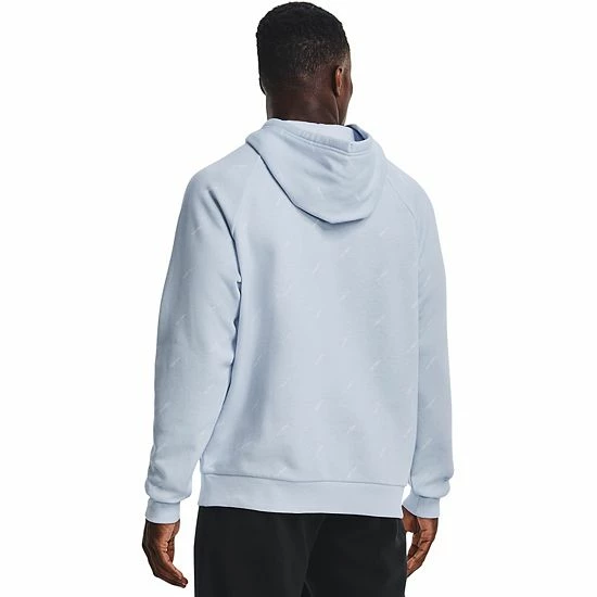 Men's Under Armour Rival Fleece Hoodie Pitch Gray 2 Men's Under Armour Rival Fleece Hoodie Pitch Gray - Image 2