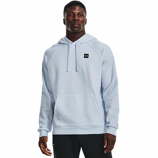 Men's Under Armour Rival Fleece Hoodie Pitch Gray 8 Men's Under Armour Rival Fleece Hoodie Pitch Gray - Image 8