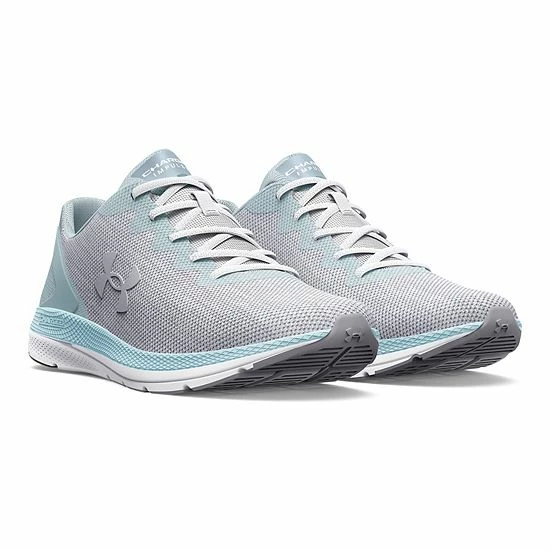 Under Armour Charged Impulse Knit Women's Running Shoes Breaker Blue Gray 3 Under Armour Charged Impulse Knit Women's Running Shoes Breaker Blue Gray - Image 3