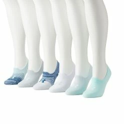 Women's Under Armour Essential Ultra Low-Tab Performance Socks 6-Pack Halo Gray