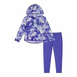 Girls 4-6x Under Armour Ice-dye Fleece Hoodie & Leggings Set