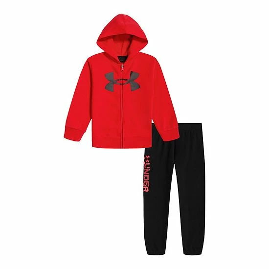 Boys 4-7 Under Armour Red & Black Logo Graphic Hoodie & Wordmark Jogger Pants Set 1 Boys 4-7 Under Armour Red & Black Logo Graphic Hoodie & Wordmark Jogger Pants Set