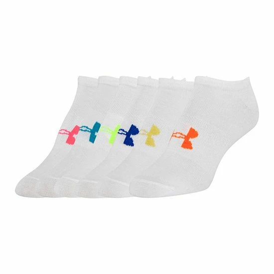 Women's Under Armour 6-pk. Training No-Show Socks Island Blue 3 Women's Under Armour 6-pk. Training No-Show Socks Island Blue - Image 3