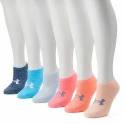 Women's Under Armour 6-pk. Training No-Show Socks Island Blue 20 Women's Under Armour 6-pk. Training No-Show Socks Island Blue -Under Armour SHOP unnamed file 4404