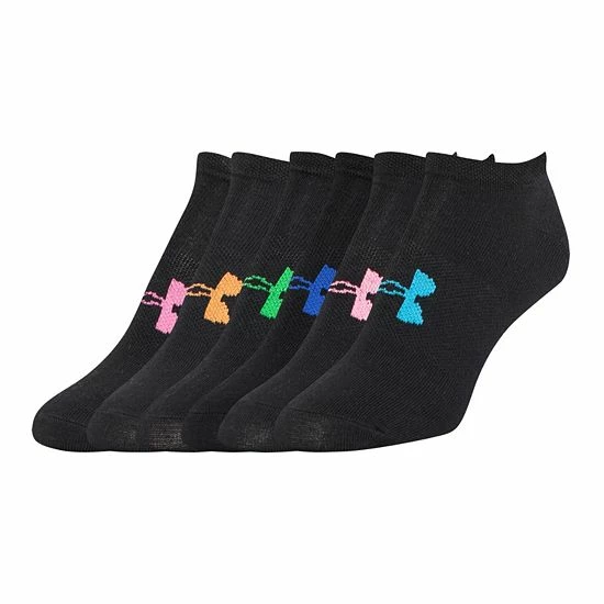 Women's Under Armour 6-pk. Training No-Show Socks Island Blue 8 Women's Under Armour 6-pk. Training No-Show Socks Island Blue - Image 8