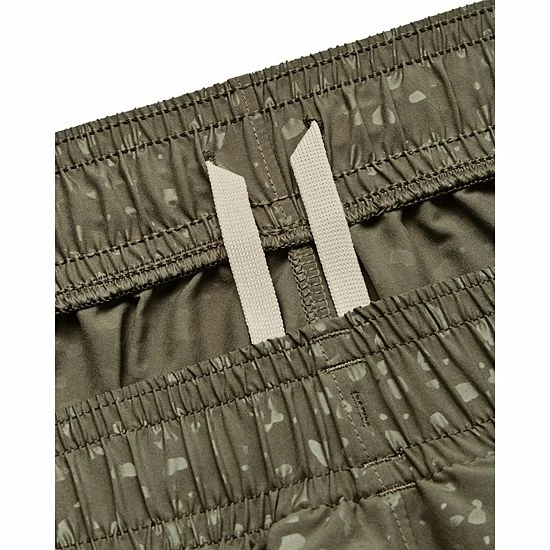 Men's Under Armour Woven Embossed Shorts Red White 5 Men's Under Armour Woven Embossed Shorts Red White - Image 5