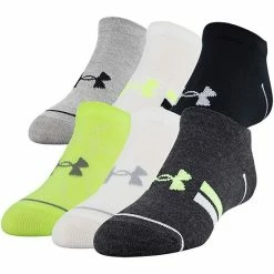 Boys Under Armour 6-Pack Essential Lite No-Show Socks Halo Gray 23 Boys Under Armour 6-Pack Essential Lite No-Show Socks Halo Gray -Under Armour SHOP unnamed file 4429