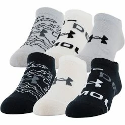 Boys Under Armour 6-Pack Essential Lite No-Show Socks Halo Gray 25 Boys Under Armour 6-Pack Essential Lite No-Show Socks Halo Gray -Under Armour SHOP unnamed file 4431