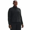 Plus Size Under Armour Motion Full-Zip Jacket Black