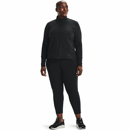 Plus Size Under Armour Motion Full-Zip Jacket Black 3 Plus Size Under Armour Motion Full-Zip Jacket Black - Image 3