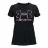 Girls 7-16 Under Armour Big Logo Tech Tee Black