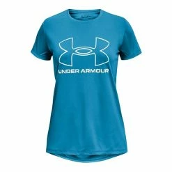 Girls 7-16 Under Armour Big Logo Tech Tee Black 14 Girls 7-16 Under Armour Big Logo Tech Tee Black -Under Armour SHOP unnamed file 4494