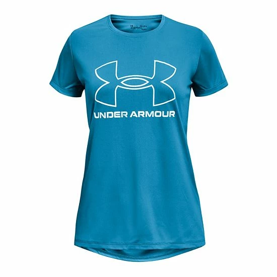 Girls 7-16 Under Armour Big Logo Tech Tee Black 3 Girls 7-16 Under Armour Big Logo Tech Tee Black - Image 3