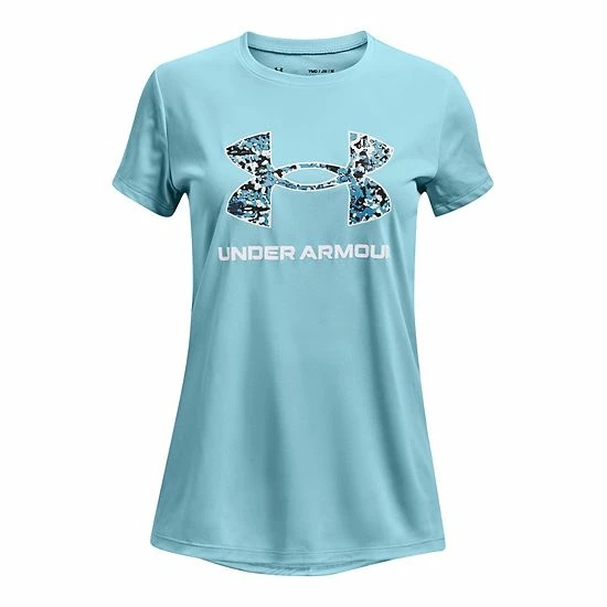 Girls 7-16 Under Armour Big Logo Tech Tee Black 6 Girls 7-16 Under Armour Big Logo Tech Tee Black - Image 6