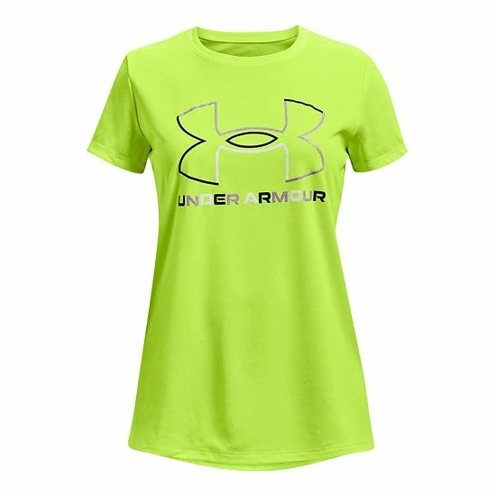 Girls 7-16 Under Armour Big Logo Tech Tee Black 9 Girls 7-16 Under Armour Big Logo Tech Tee Black - Image 9