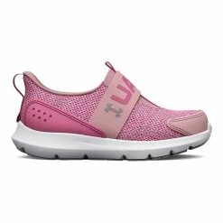 Under Armour Surge 3 Baby/Toddler Slip-On Running Shoes Orchid Venom Red