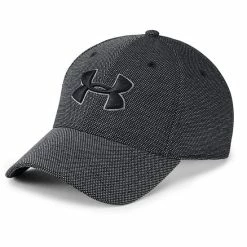 Men's Under Armour Heathered Blitzing Hat Pitch Gray