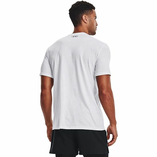 Men's Under Armour Football Chrome Branded Tee Black 2 Men's Under Armour Football Chrome Branded Tee Black - Image 2