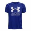 Boys 8-20 Under Armour Hybrid Print Tech Tee Midnight Navy