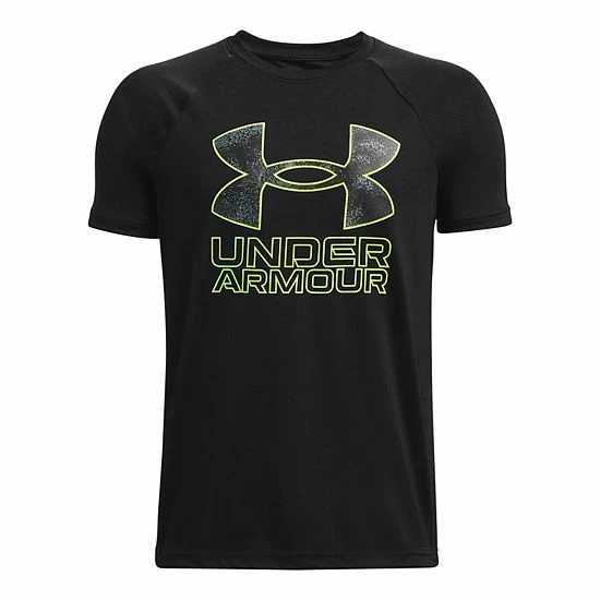 Boys 8-20 Under Armour Hybrid Print Tech Tee Midnight Navy 6 Boys 8-20 Under Armour Hybrid Print Tech Tee Midnight Navy - Image 6