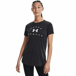 Women's Under Armour Tech™ Twist Arch Graphic Tee Jet Gray -Under Armour SHOP unnamed file 4636