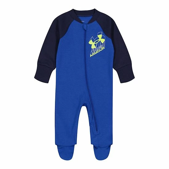 Baby Boy Under Armour Logo Graphic Raglan Sleep & Play 1 Baby Boy Under Armour Logo Graphic Raglan Sleep & Play