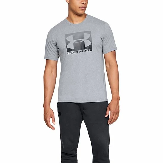 Big & Tall Under Armour Boxed Sportstyle Tee Blue 1 Big & Tall Under Armour Boxed Sportstyle Tee Blue