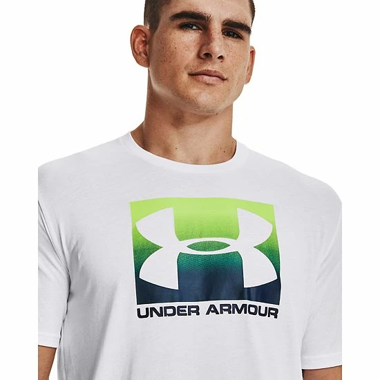 Big & Tall Under Armour Boxed Sportstyle Tee Blue 3 Big & Tall Under Armour Boxed Sportstyle Tee Blue - Image 3