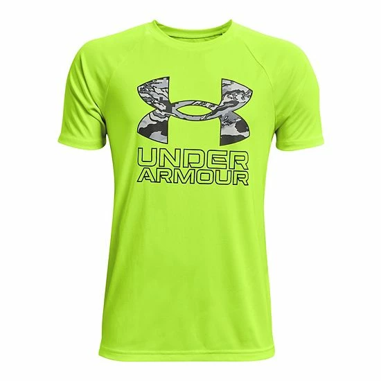 Boys 8-20 Under Armour Hybrid Print Tech Tee Midnight Navy 9 Boys 8-20 Under Armour Hybrid Print Tech Tee Midnight Navy - Image 9