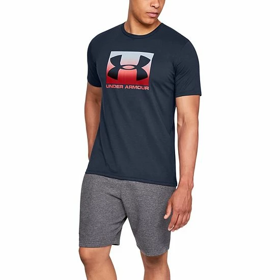 Big & Tall Under Armour Boxed Sportstyle Tee Blue 12 Big & Tall Under Armour Boxed Sportstyle Tee Blue - Image 12