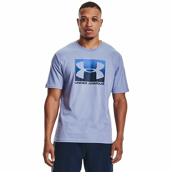 Big & Tall Under Armour Boxed Sportstyle Tee Blue 19 Big & Tall Under Armour Boxed Sportstyle Tee Blue - Image 19