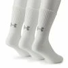 Men's Under Armour 3-pack Crew Training Socks White
