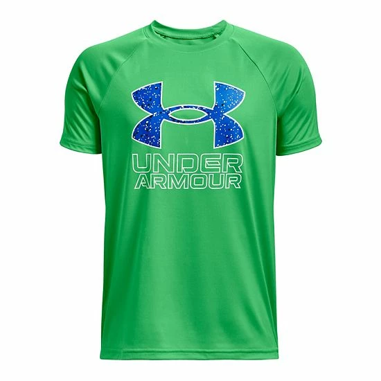 Boys 8-20 Under Armour Hybrid Print Tech Tee Midnight Navy 16 Boys 8-20 Under Armour Hybrid Print Tech Tee Midnight Navy - Image 16