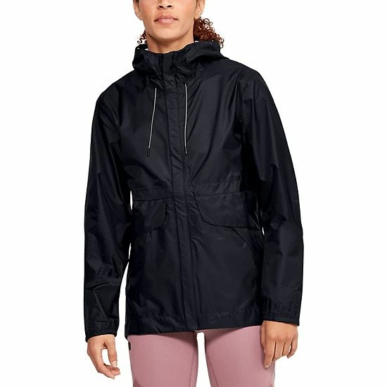 Women's Under Armour Forefront Hooded Rain Jacket Beta 12 Women's Under Armour Forefront Hooded Rain Jacket Beta - Image 12