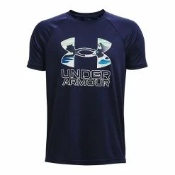 Boys 8-20 Under Armour Hybrid Print Tech Tee Midnight Navy 36 Boys 8-20 Under Armour Hybrid Print Tech Tee Midnight Navy -Under Armour SHOP unnamed file 474