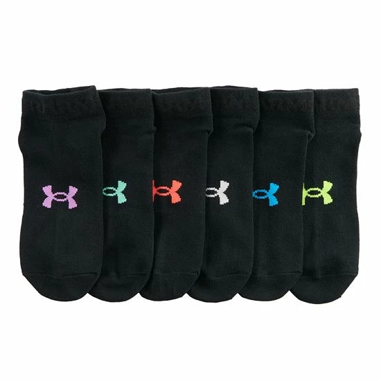 Women's Under Armour 6-Pack Essential Low Cut Socks White 2 Women's Under Armour 6-Pack Essential Low Cut Socks White - Image 2