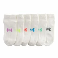 Women's Under Armour 6-Pack Essential Low Cut Socks White 7 Women's Under Armour 6-Pack Essential Low Cut Socks White -Under Armour SHOP unnamed file 4779