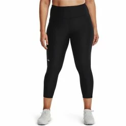 Plus Size Under Armour HeatGear® No-Slip High-Waisted 7/8 Ankle Leggings Ash Plum