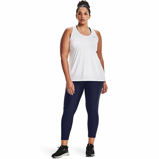 Plus Size Under Armour HeatGear® No-Slip High-Waisted 7/8 Ankle Leggings Ash Plum 3 Plus Size Under Armour HeatGear® No-Slip High-Waisted 7/8 Ankle Leggings Ash Plum - Image 3
