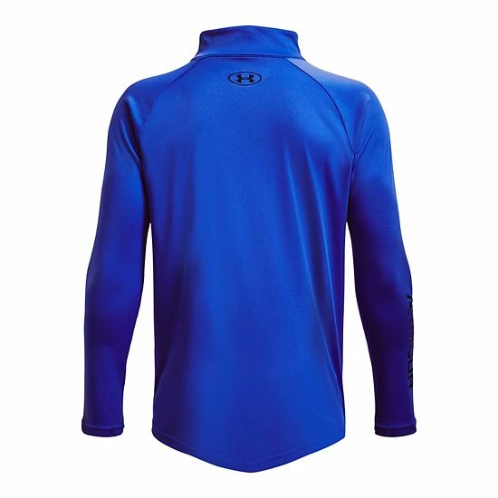 Boys 8-20 Under Armour Big Logo Tech Pullover Pitch Gray 2 Boys 8-20 Under Armour Big Logo Tech Pullover Pitch Gray - Image 2