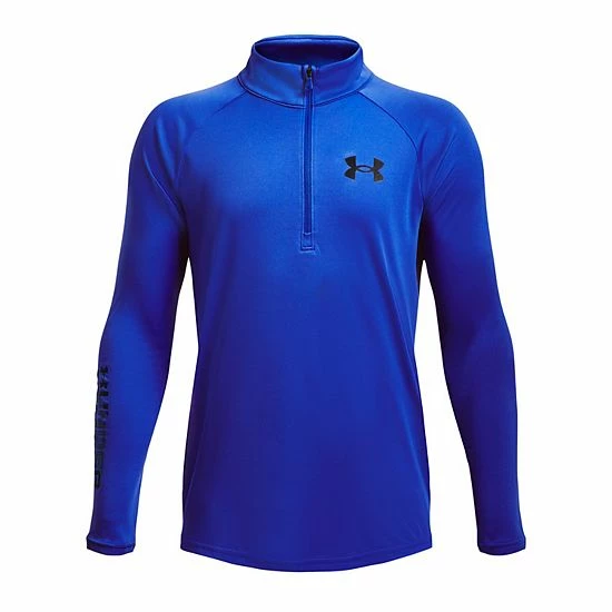 Boys 8-20 Under Armour Big Logo Tech Pullover Pitch Gray 6 Boys 8-20 Under Armour Big Logo Tech Pullover Pitch Gray - Image 6