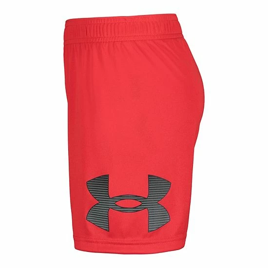Boys 4-7 Under Armour Horizon Logo Graphic Shorts Black 2 Boys 4-7 Under Armour Horizon Logo Graphic Shorts Black - Image 2