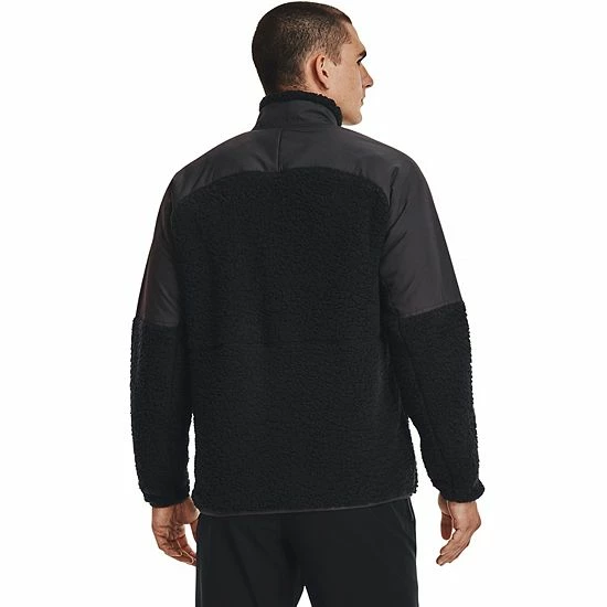 Men's Under Armour UA Legacy Sherpa Full-Zip Jacket Black 2 Men's Under Armour UA Legacy Sherpa Full-Zip Jacket Black - Image 2