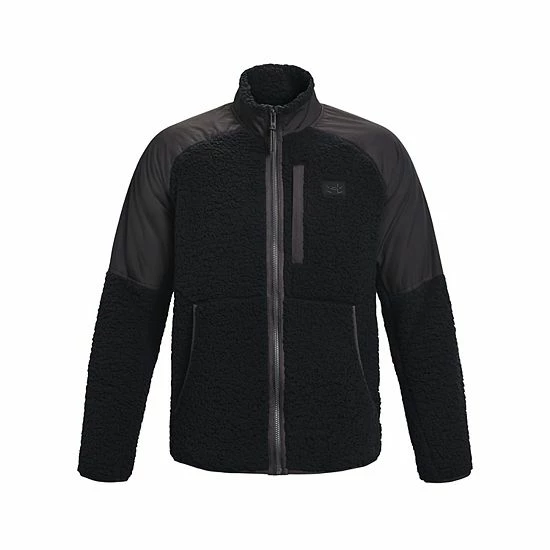 Men's Under Armour UA Legacy Sherpa Full-Zip Jacket Black 5 Men's Under Armour UA Legacy Sherpa Full-Zip Jacket Black - Image 5