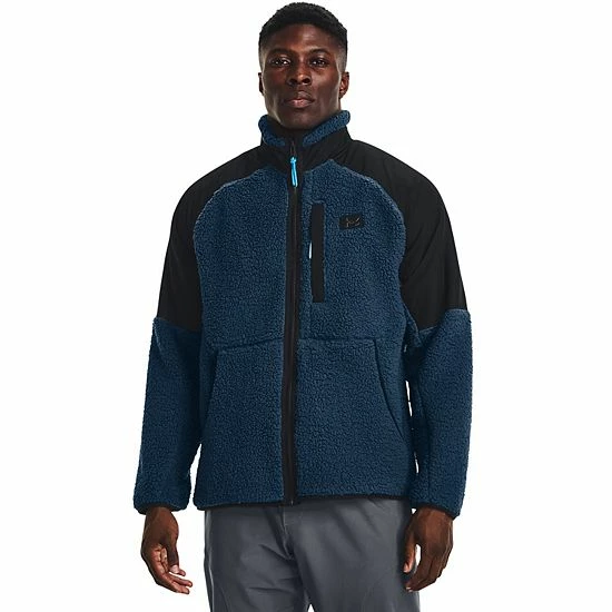Men's Under Armour UA Legacy Sherpa Full-Zip Jacket Black 9 Men's Under Armour UA Legacy Sherpa Full-Zip Jacket Black - Image 9
